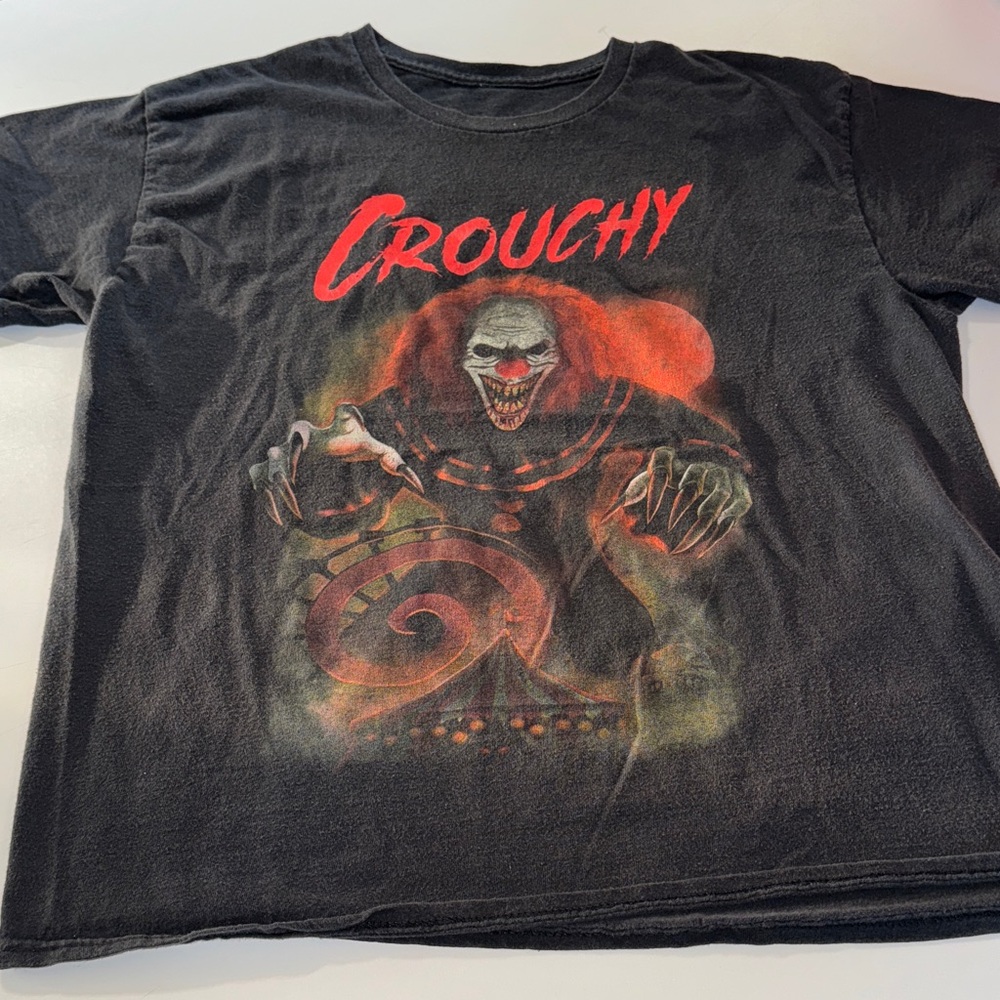 Crouchy Black Spirit‎ Halloween Graphic T-Shirt